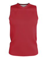 Alleson Athletic Youth Blank Reversible Game Jersey. A105BY - Red/ White
