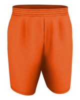 Alleson Athletic Men's Blank Game Shorts. A205BA - Orange/ White