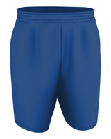 Alleson Athletic Youth Blank Game Shorts. A205BY - Royal/ White