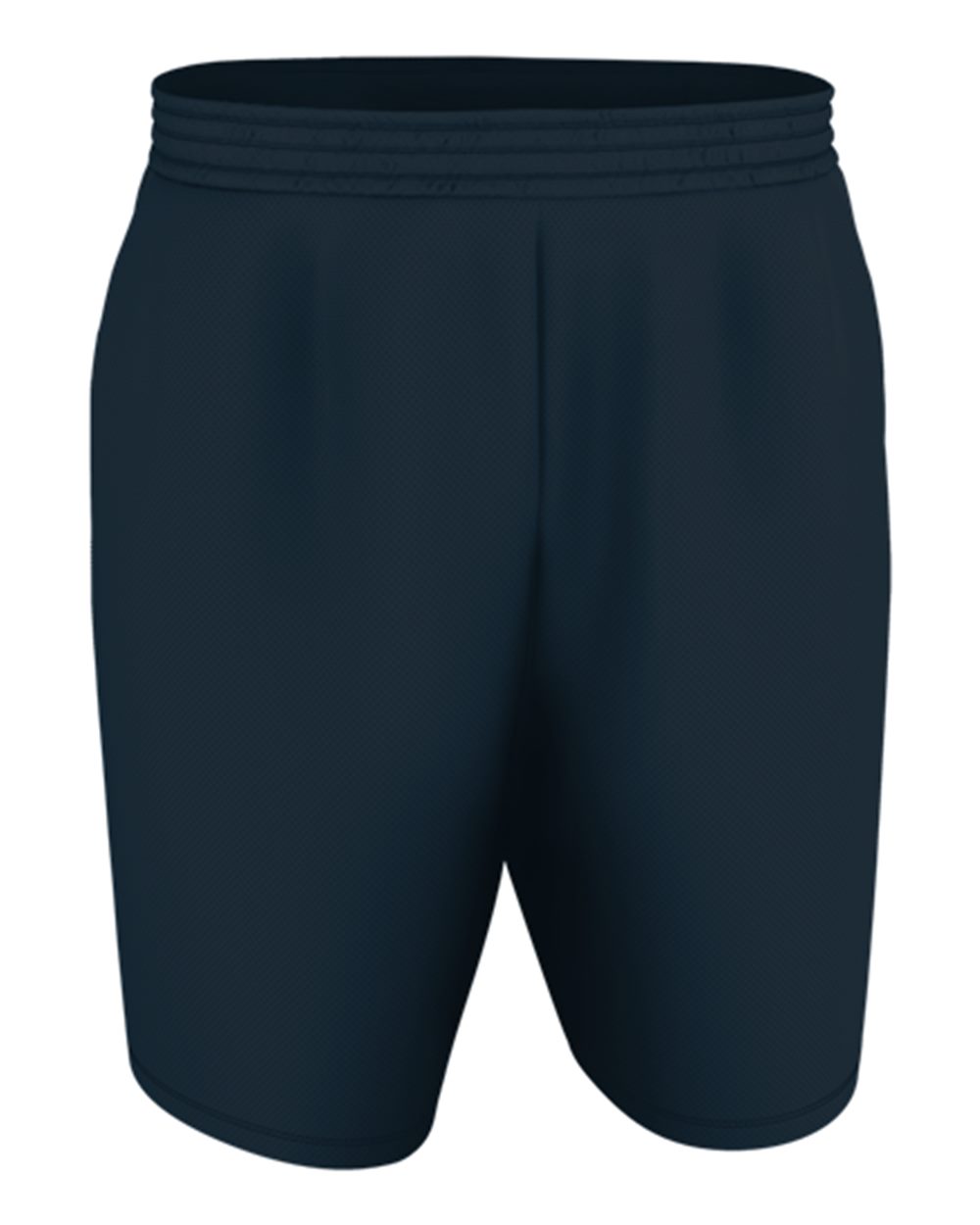 Alleson Athletic Youth Blank Game Shorts. A205BY - Navy/ White