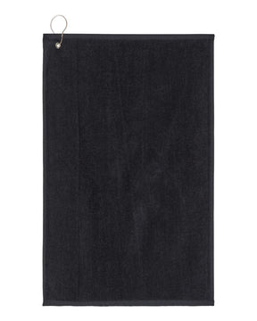 Carmel Towel Company Golf Towel. C162523GH - Black