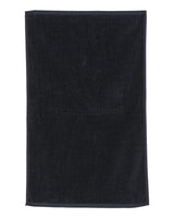 Carmel Towel Company Velour Towel. C162523 - Black