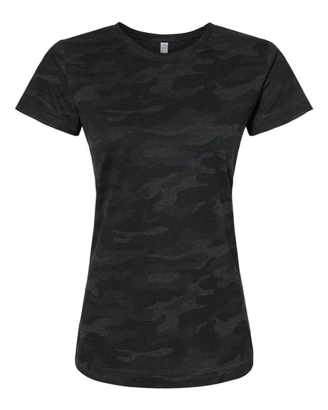LAT Women's Fine Jersey Tee. 3516 - Storm Camo