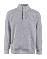 J. America Men's Ripple Fleece Snap Sweatshirt. 8708 - Oxford