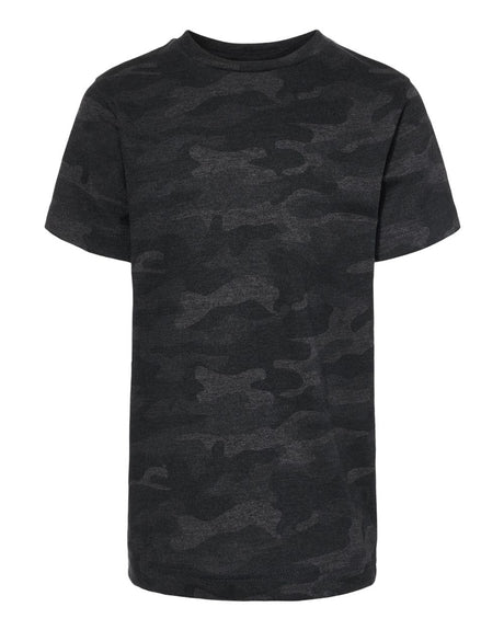 LAT Youth Fine Jersey Tee. 6101 - Storm Camo