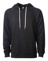 Independent Trading Co. Unisex Icon Lightweight Loopback Terry Hooded Sweatshirt. SS1000 - Black