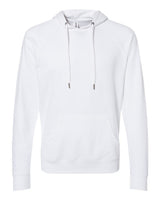 Independent Trading Co. Unisex Icon Lightweight Loopback Terry Hooded Sweatshirt. SS1000 - White