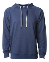 Independent Trading Co. Unisex Icon Lightweight Loopback Terry Hooded Sweatshirt. SS1000 - Indigo