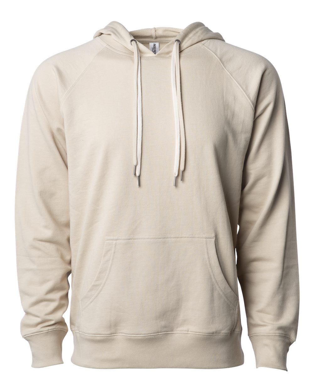 Independent Trading Co. Unisex Icon Lightweight Loopback Terry Hooded Sweatshirt. SS1000 - Sand