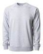 Independent Trading Co. Unisex Icon Lightweight Loopback Terry Crewneck Sweatshirt. SS1000C - Athletic Heather