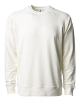 Independent Trading Co. Unisex Icon Lightweight Loopback Terry Crewneck Sweatshirt. SS1000C - Bone