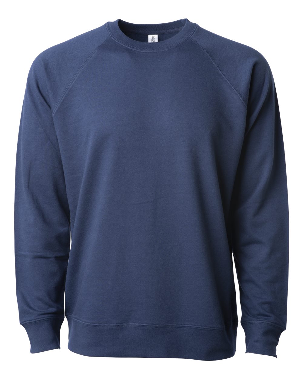 Independent Trading Co. Unisex Icon Lightweight Loopback Terry Crewneck Sweatshirt. SS1000C - Indigo