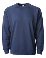 Independent Trading Co. Unisex Icon Lightweight Loopback Terry Crewneck Sweatshirt. SS1000C - Indigo