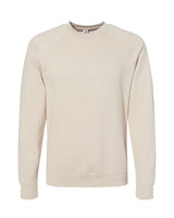 Independent Trading Co. Unisex Icon Lightweight Loopback Terry Crewneck Sweatshirt. SS1000C - Sand