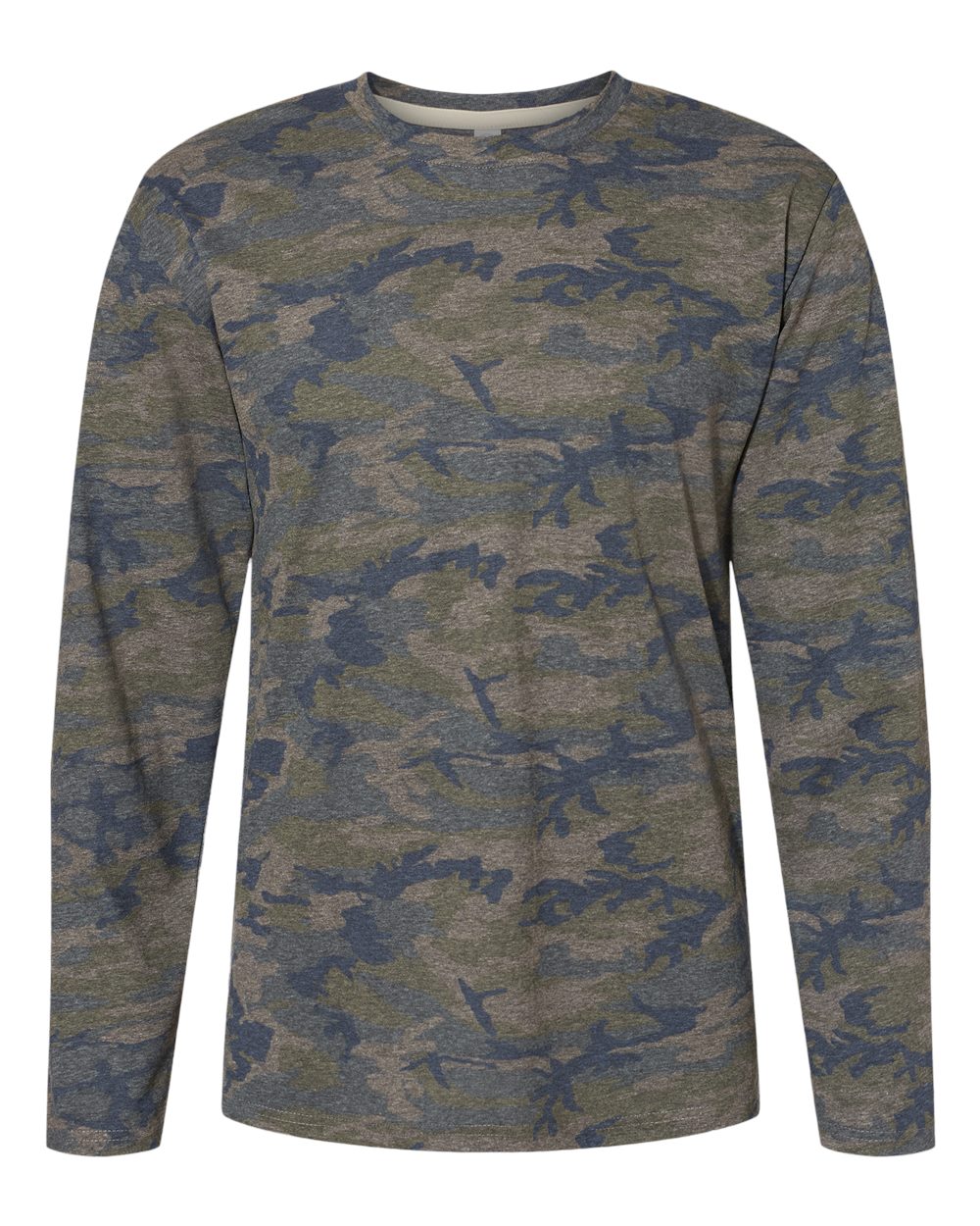 LAT Unisex Fine Jersey Long Sleeve Tee. 6918 - Vintage Camo