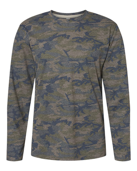 LAT Unisex Fine Jersey Long Sleeve Tee. 6918 - Vintage Camo