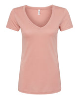 Next Level Women's Ideal V-Neck Tee. 1540 - Desert Pink
