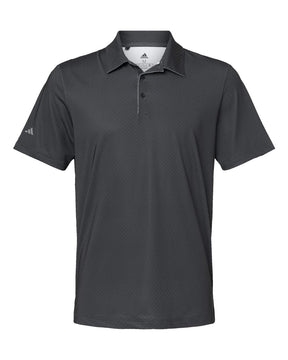 Adidas Men's Ultimate365 Diamond Dot Print Polo. A498 - Black/ White/ Grey Three