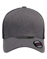 Flexfit Unipanel™ Trucker Cap. 5511UP - Melange Heather/ Black