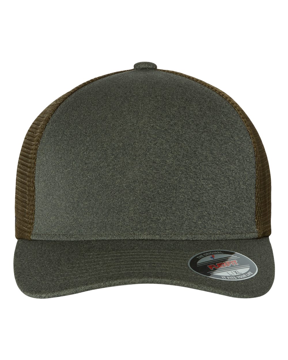 Flexfit Unipanel™ Trucker Cap. 5511UP - Melange Olive