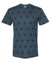 Code Five Unisex Star Print Tee. 3929 - Denim Star