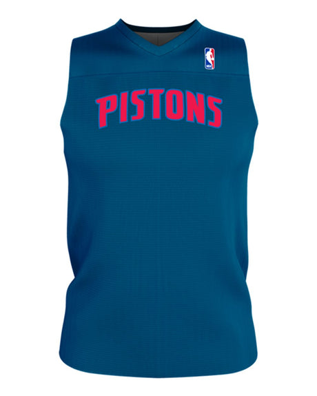 Alleson Athletic Men's NBA Logo'd Reversible Game Jersey. A105LA - Detroit Pistons