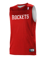 Alleson Athletic Men's NBA Logo'd Reversible Game Jersey. A105LA - Houston Rockets