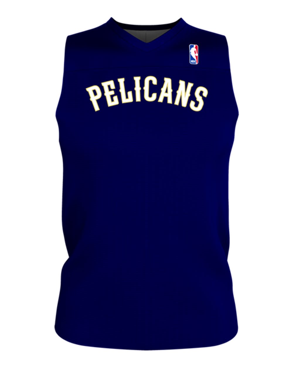 Alleson Athletic Men's NBA Logo'd Reversible Game Jersey. A105LA - New Orleans Pelicans