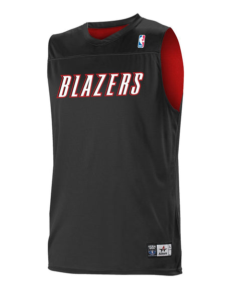 Alleson Athletic Men's NBA Logo'd Reversible Game Jersey. A105LA - Portland Trailblazers