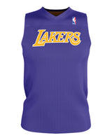 Alleson Athletic Youth NBA Logo'd Reversible Game Jersey. A105LY - Los Angeles Lakers