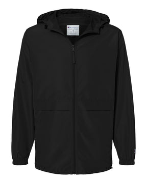 Champion Unisex Full-Zip Anorak Jacket. CO125 - Black