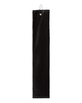 Carmel Towel Company Trifold Golf Towel with Grommet. C162523TGH