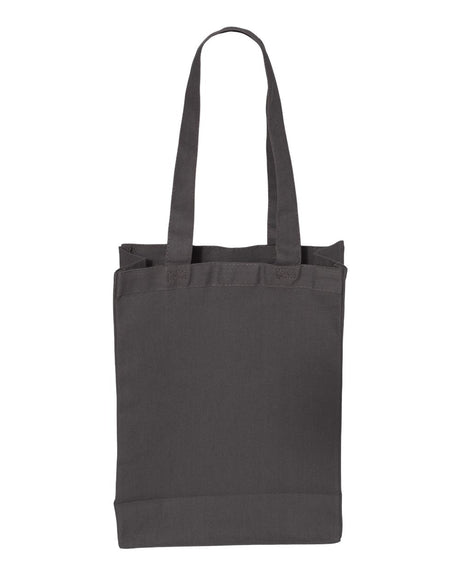 Q-Tees 12L Gussetted Shopping Bag. Q1000 - Charcoal