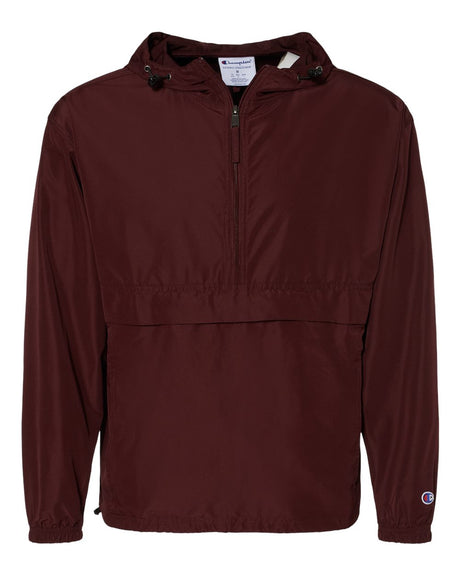 Champion Unisex Packable Anorak Jacket. CO200 - Maroon