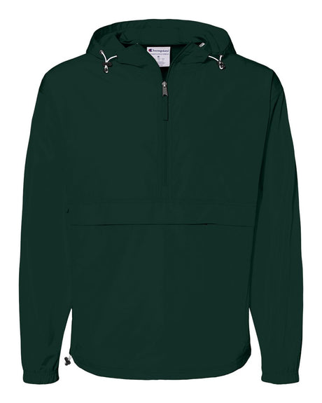 Champion Unisex Packable Anorak Jacket. CO200 - Dark Green