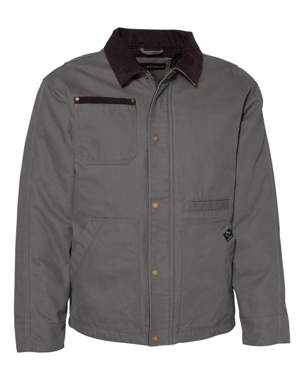 DRI DUCK Men's Tall Rambler Boulder Cloth Jacket. 5091T - Gravel
