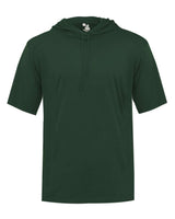 Badger Men's B-Core Hooded T-Shirt. 4123 - Forest