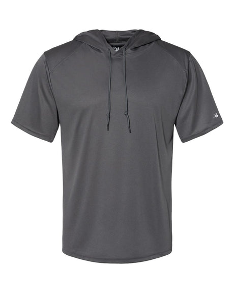 Badger Men's B-Core Hooded T-Shirt. 4123 - Graphite