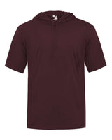 Badger Men's B-Core Hooded T-Shirt. 4123 - Maroon