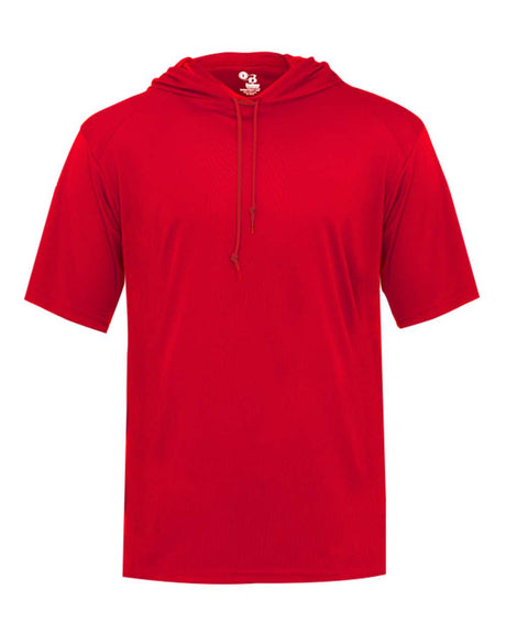 Badger Men's B-Core Hooded T-Shirt. 4123 - Red
