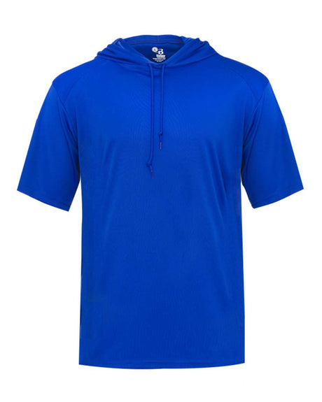 Badger Men's B-Core Hooded T-Shirt. 4123 - Royal
