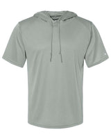 Badger Men's B-Core Hooded T-Shirt. 4123 - Silver