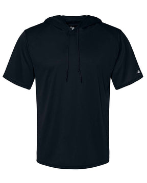 Badger Men's B-Core Hooded T-Shirt. 4123 - Black