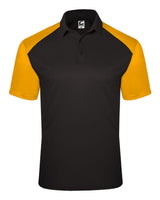 C2 Sport Men's Sport Polo. 5903 - Black/ Gold