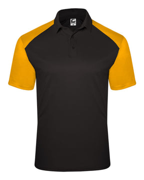 C2 Sport Men's Sport Polo. 5903 - Black/ Gold