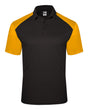 C2 Sport Men's Sport Polo. 5903 - Black/ Gold