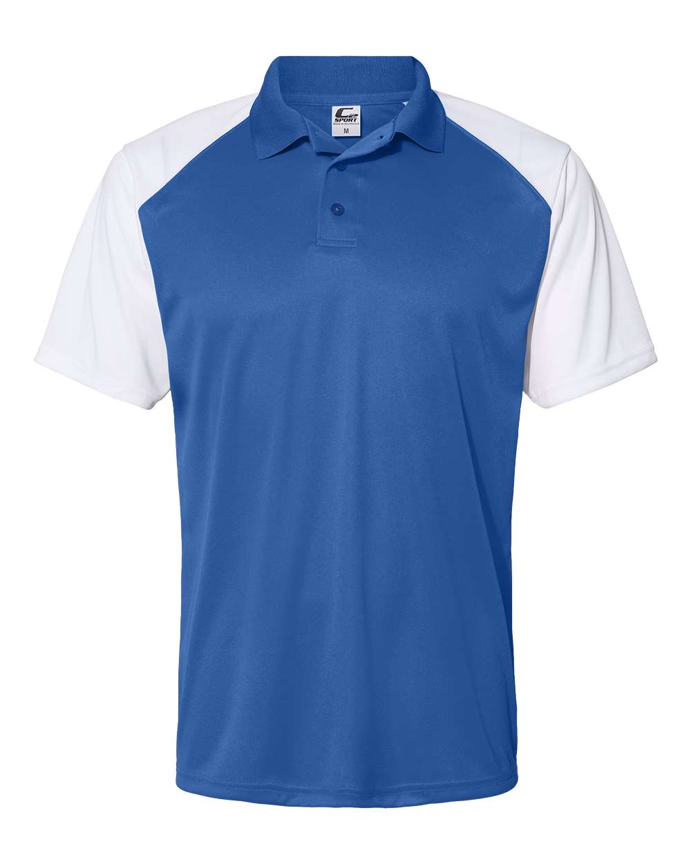C2 Sport Men's Sport Polo. 5903 - Royal/ White