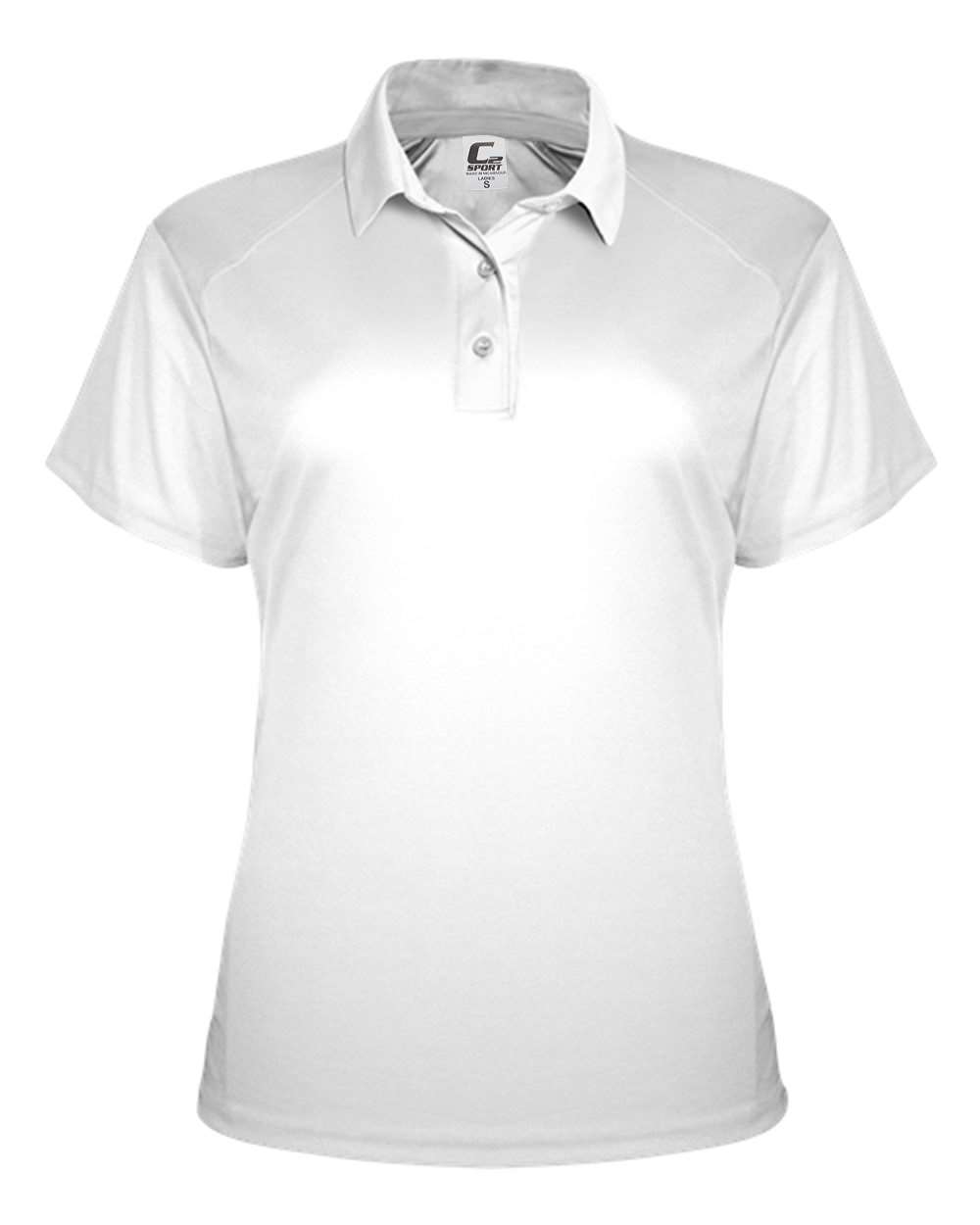 C2 Sport Women's Polo. 5902 - White