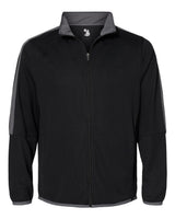 Badger Men's Blitz Outer-Core Jacket. 7721 - Black/ Graphite