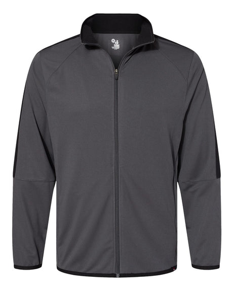 Badger Men's Blitz Outer-Core Jacket. 7721 - Graphite/ Black